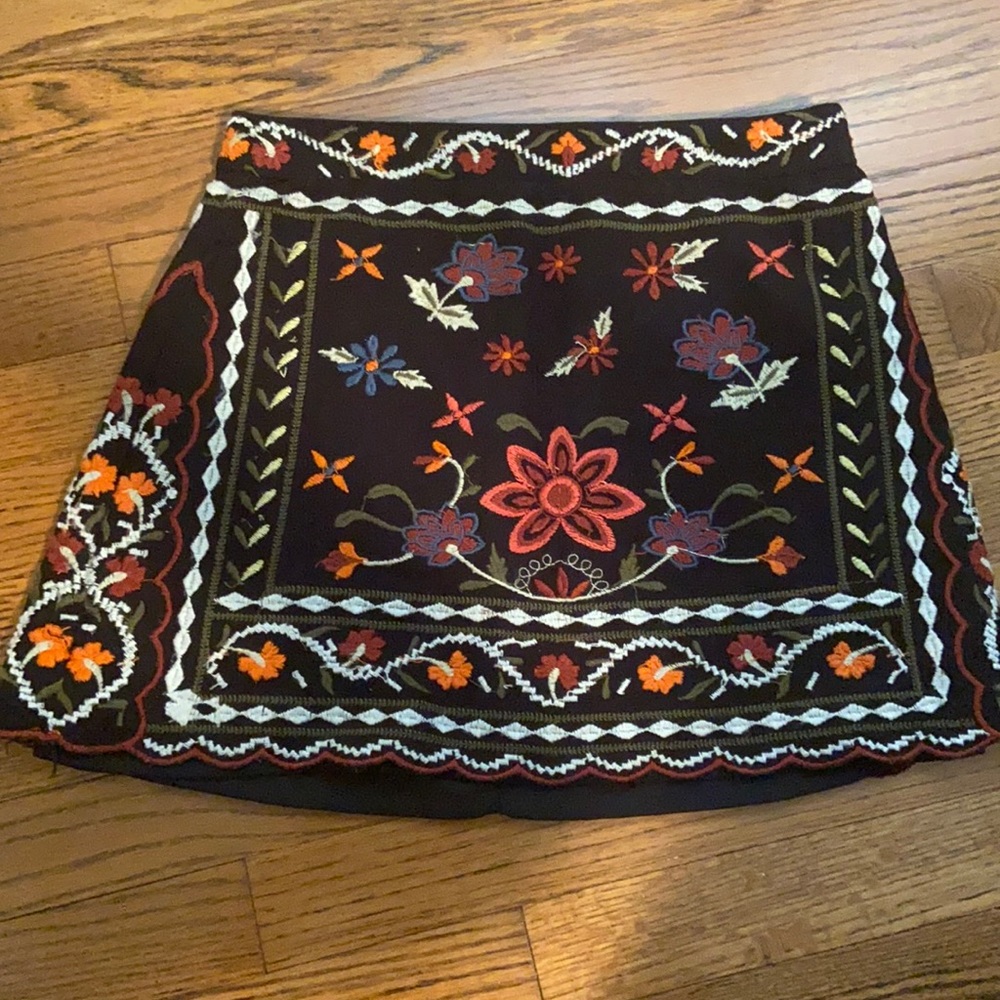 Forever 21 boho mini skirt